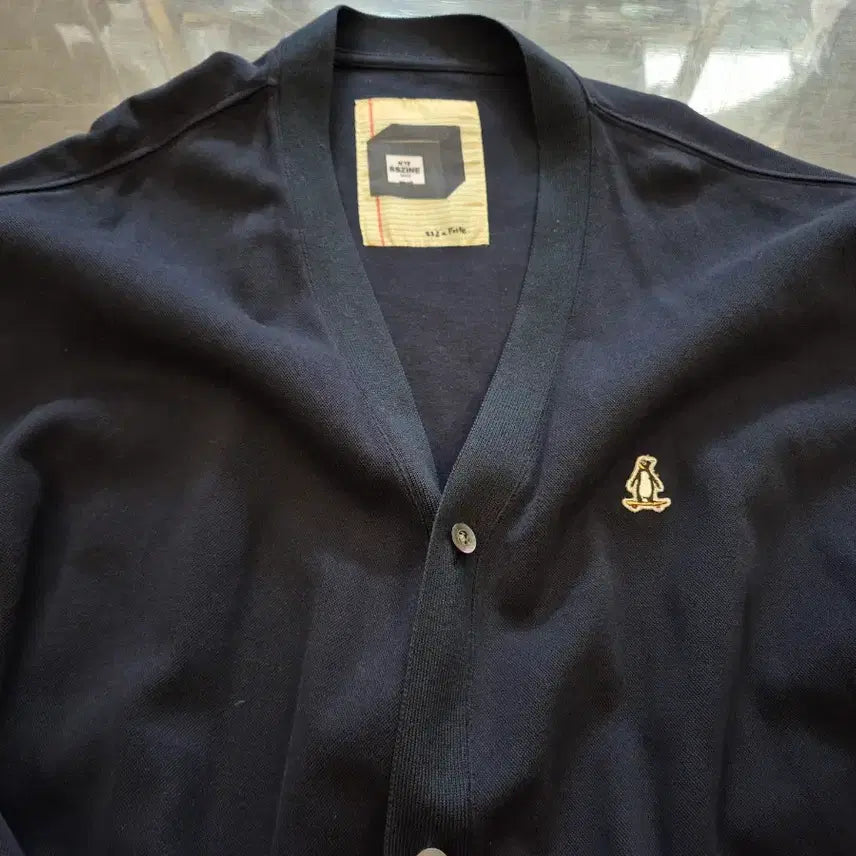 [BUNJANG] BEAMS SSZ Oversized Cotton Cardigan Navy / XL~2XL>빔즈SSZ 오버사이즈 가디건