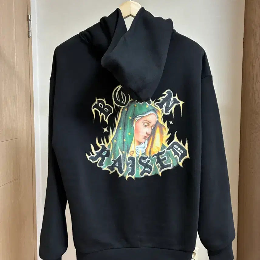 [SOLD OUT] [L]본앤레이즈드 마리아 후드집업 블랙