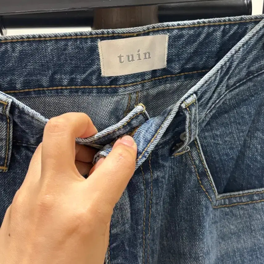 [BUNJANG] Tuin Vain Washed Denim Jeans / Tuin 투인 바인 데님 워시드 블루