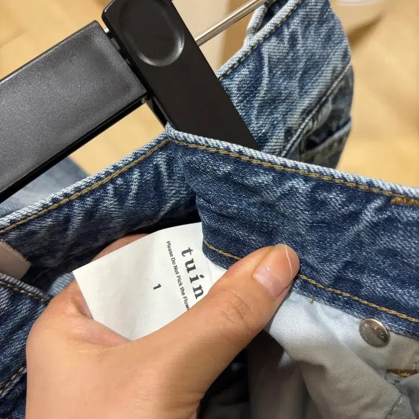 [BUNJANG] Tuin Vain Washed Denim Jeans / Tuin 투인 바인 데님 워시드 블루