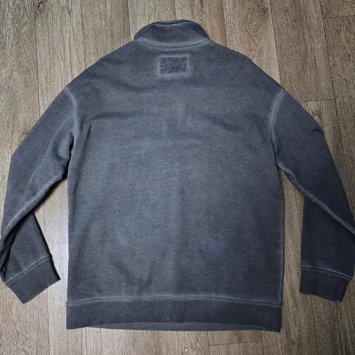 [BUNJANG] Serie Half-Zip Dye Sweatshirt Charcoal Size 100 / 시리즈 반집업 스웻 셔츠 새제품 팝니다