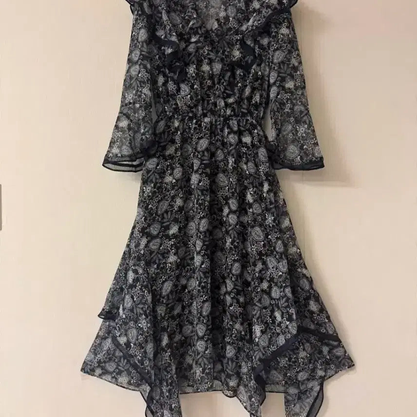 [BUNJANG] Egoist Frill Chiffon Dress / 에고이스트 정가28만 프릴 쉬폰 원피스