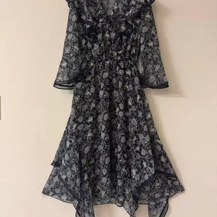 [BUNJANG] Egoist Frill Chiffon Dress / 에고이스트 정가28만 프릴 쉬폰 원피스