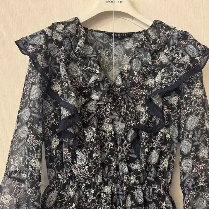 [BUNJANG] Egoist Frill Chiffon Dress / 에고이스트 정가28만 프릴 쉬폰 원피스