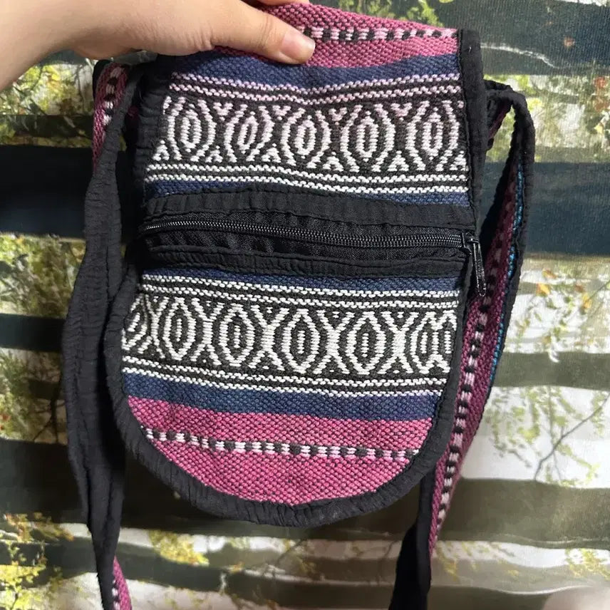 [BUNJANG] Vintage Hippie Crossbody Bag / 빈티지 히피 크로스백 에스닉 페이즐리 모리