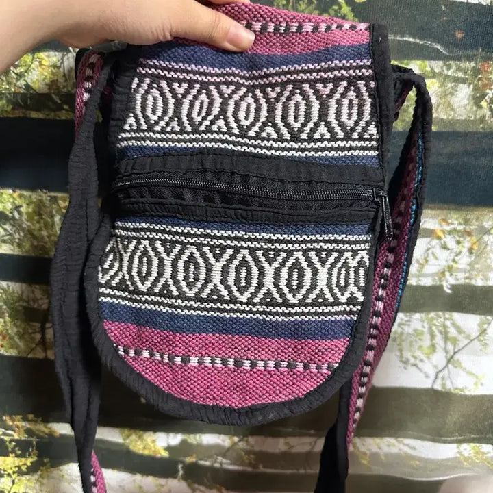 [BUNJANG] Vintage Hippie Crossbody Bag / 빈티지 히피 크로스백 에스닉 페이즐리 모리