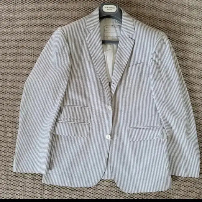 [BUNJANG] Thom Browne x Brooks Brothers Black Fleece Seersucker Blazer / 톰브라운 브룩스브라더스 정통 시어서커 블레이저 블랙 프리스 프레피