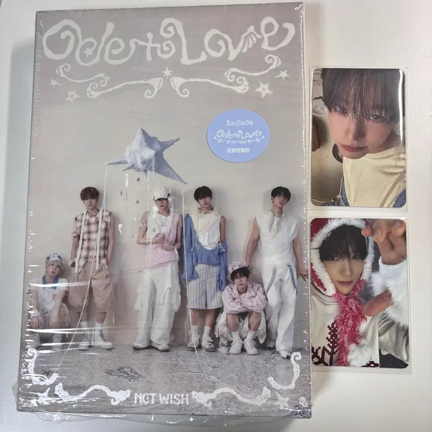 [BUNJANG] NCT WISH Odd to Love Package Album Eros Version - Includes Initial Limited Edition Photocard / 엔시티위시 패키지 앨범 초회한정 포카 포함 구성품 전체
