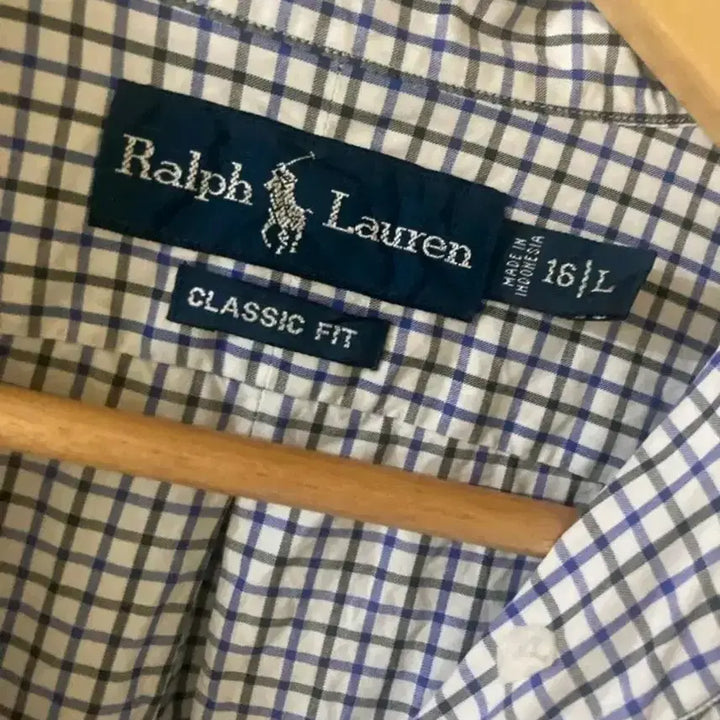 [BUNJANG] Polo Ralph Lauren Check Long Sleeve Shirt / 폴로 랄프로렌 남방 체크 긴팔셔츠