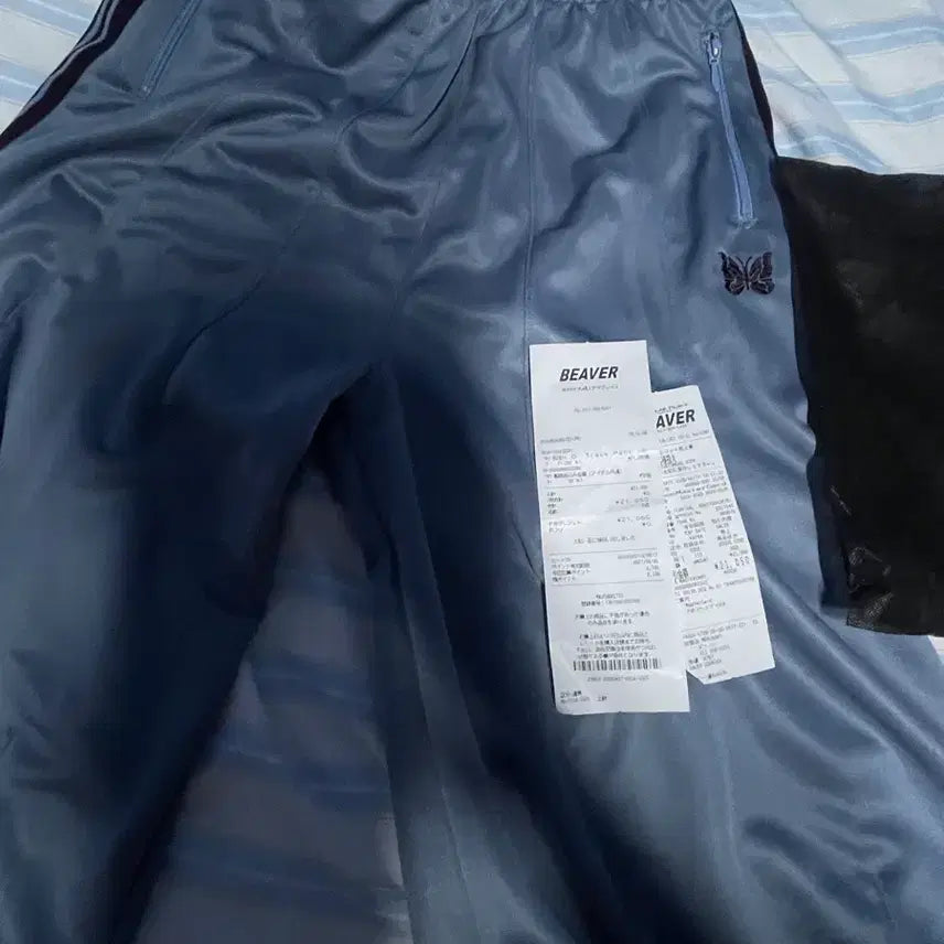 [BUNJANG] Needles HD Track Pants Socks Blue Beaver Exclusive Size S / [새상품] 니들스 hd트랙팬츠 삭스 블루 비버 별주 S사이즈
