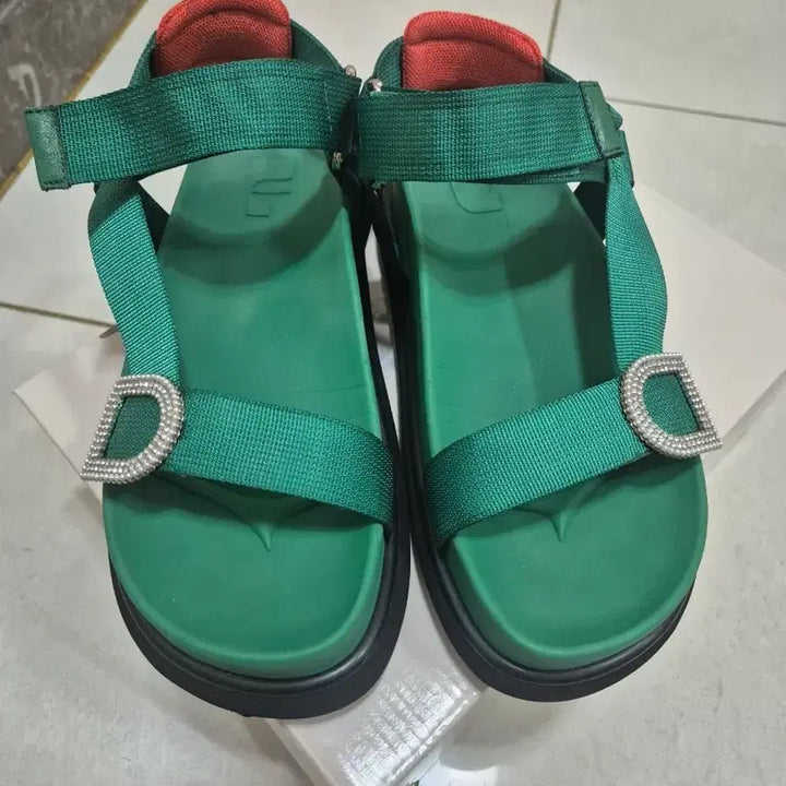 [BUNJANG] Formel Cale Sandal Green / 포멜카멜레 샌들 230(최상)