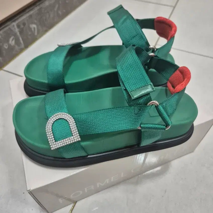 [BUNJANG] Formel Cale Sandal Green / 포멜카멜레 샌들 230(최상)