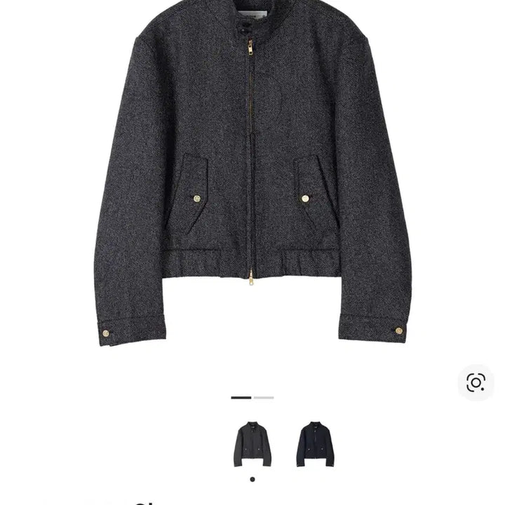 [SOLD OUT] 25FW 웨이비니스 아크컷 해링턴 자켓 차콜 1사이즈 새상품