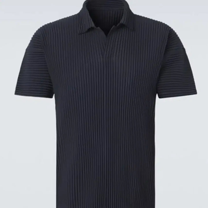 [BUNJANG] Homme Plissé Issey Miyake Basic Polo PK Shirt Black Size 2 / 옴므플리세 베이직 폴로 pk 셔츠