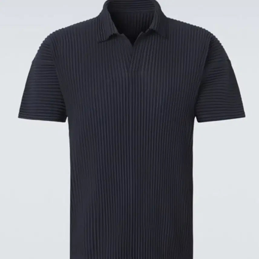 [BUNJANG] Homme Plissé Issey Miyake Basic Polo PK Shirt Black Size 2 / 옴므플리세 베이직 폴로 pk 셔츠