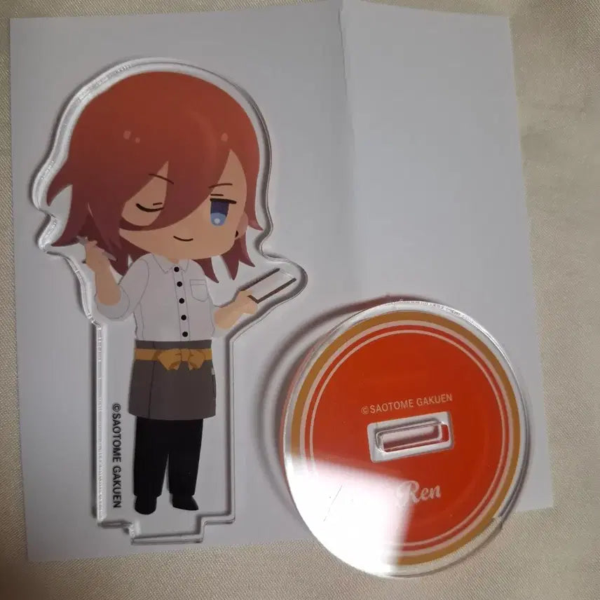 [BUNJANG] UtaPri Cafe de Emotion Ren Acrylic Stand / 우타프리 스위트 파라다이스 렌 아크릴 스탠드
