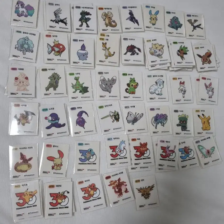 [BUNJANG] Pokemon Season 5 Sticker Collection / 포켓몬 시즌5 띠부씰 교환,판매