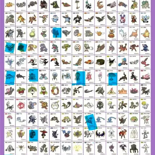 [BUNJANG] Pokemon Season 5 Sticker Collection / 포켓몬 시즌5 띠부씰 교환,판매