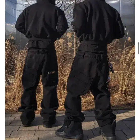 [BUNJANG] Notcommon Cigarette Sweatpants Black / 낫셀러 시가렛 스웻팬트 블랙