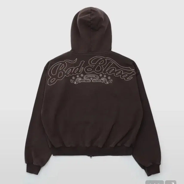 [BUNJANG] Bad Blood Mystic Capsule Hoodie Brown / 배드블러드 미스틱캡슐 후드집업 브라운