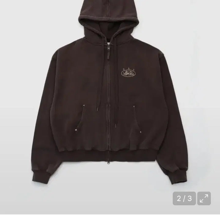 [BUNJANG] Bad Blood Mystic Capsule Hoodie Brown / 배드블러드 미스틱캡슐 후드집업 브라운