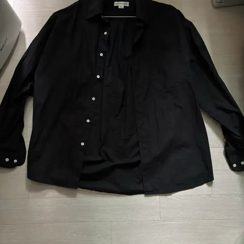 [BUNJANG] Thomas More Faded Shirt Peach Black Small / 토마스모어 셔츠