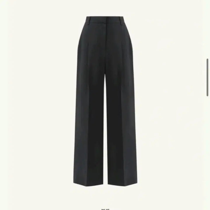 [BUNJANG] Sie Wide Trousers Black / 시에 sie 엘 와이드 트라우저 블랙 새상품