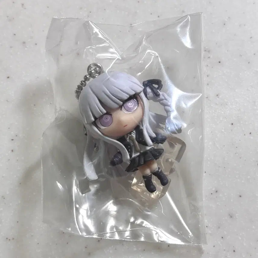 [BUNJANG] Danganronpa Kyoko Kirigiri Classic Figure Strap Keyring Gacha / 단간론파 키리기리 쿄코 고전 피규어 스트랩 키링 가챠