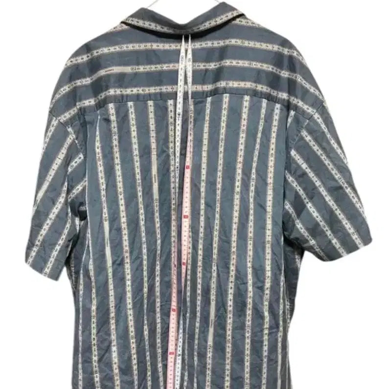 [BUNJANG] Maison Mihara Yasuhiro Patterned Short Sleeve Shirt / Mihara Yasuhiro 메종 미하라야스히로 셔츠