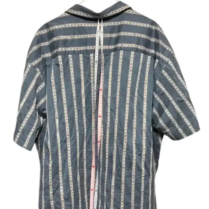 [BUNJANG] Maison Mihara Yasuhiro Patterned Short Sleeve Shirt / Mihara Yasuhiro 메종 미하라야스히로 셔츠