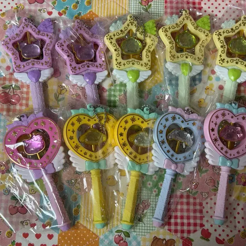 [BUNJANG] Don Quijote Limited Sanrio Magic Wand Keychain Bundle Set / 돈키호테 한정 산리오 요술봉 키링