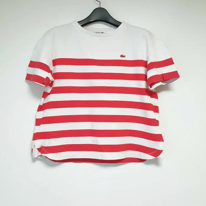 [BUNJANG] Lacoste Striped Short Sleeve T-Shirt / 라코스테 스트라이프 반팔티