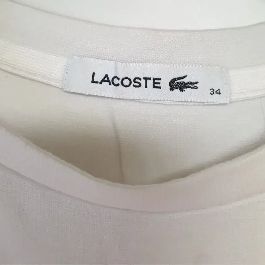 [BUNJANG] Lacoste Striped Short Sleeve T-Shirt / 라코스테 스트라이프 반팔티