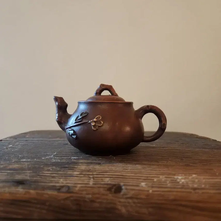 [BUNJANG] Artist Signed Celadon Porcelain Teapot (120ml) / 고색창연의 미학, 작가 수결 육방식 자사호