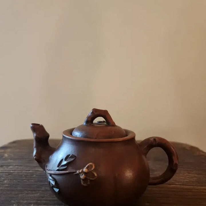 [BUNJANG] Artist Signed Celadon Porcelain Teapot (120ml) / 고색창연의 미학, 작가 수결 육방식 자사호