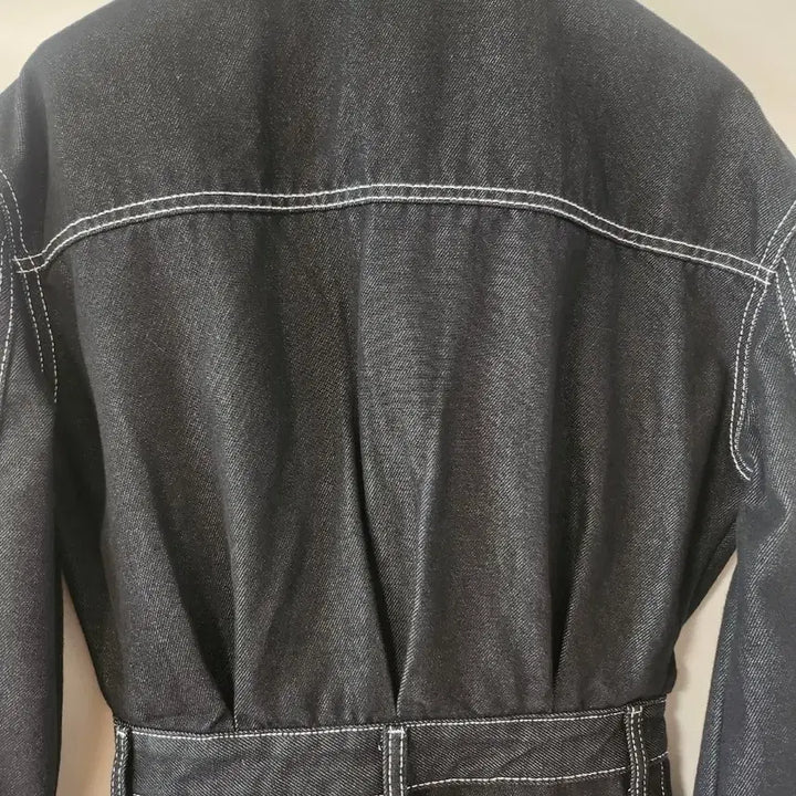 [BUNJANG] BRON Non-Faded Denim Jumpsuit / 브론 논페이드 데님 점프수트