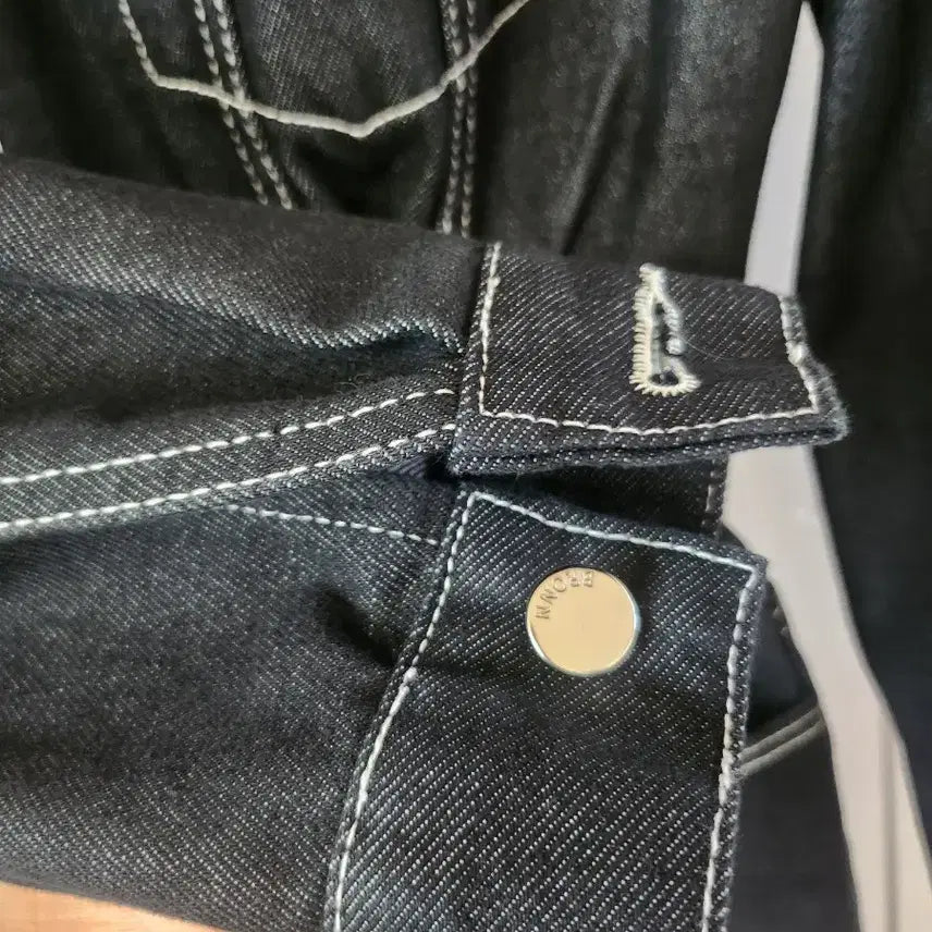 [BUNJANG] BRON Non-Faded Denim Jumpsuit / 브론 논페이드 데님 점프수트