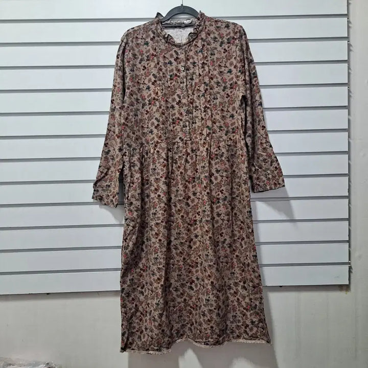 [BUNJANG] Vintage Floral Long Dress / 플라워 롱 원피스 빈티지 꽃무늬 66/옷장꾸미기