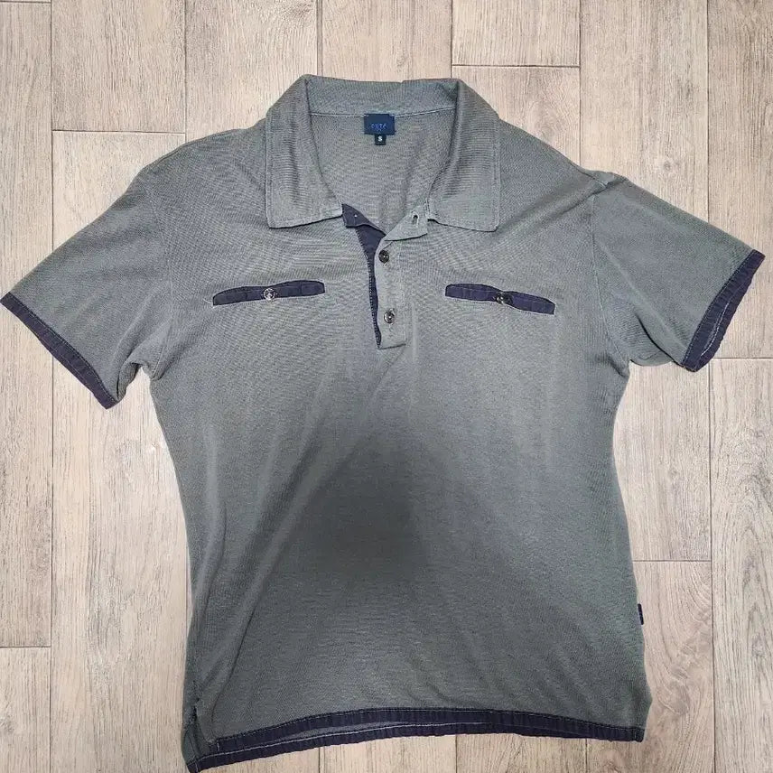[BUNJANG] Exte Italy Pocket Short Sleeve Polo T-Shirt Size S / 이태리 명품 Exte 에스떼 포켓 반팔 카라티셔츠 95