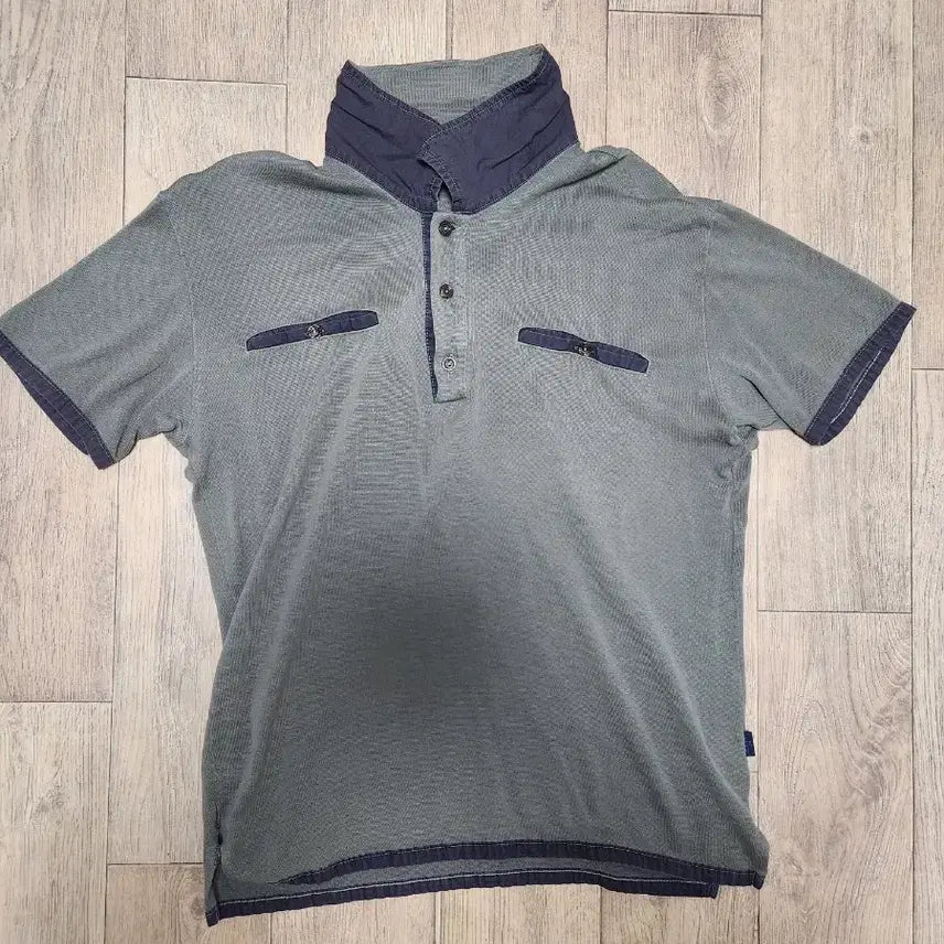 [BUNJANG] Exte Italy Pocket Short Sleeve Polo T-Shirt Size S / 이태리 명품 Exte 에스떼 포켓 반팔 카라티셔츠 95
