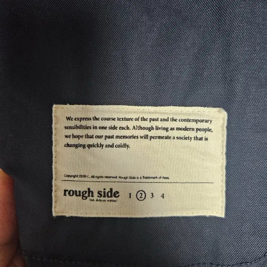 [BUNJANG] Roughside Club Setup Dark Navy Size 2 / 러프사이드 클럽 셋업 다크네이비 2사이즈