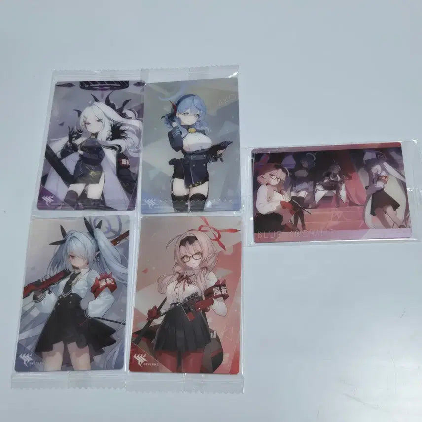 [BUNJANG] Blue Archive Bandai Wafer Card Set 1 Seido High School / 블루 아카이브 반다이 웨하스 1탄 선도부 세트