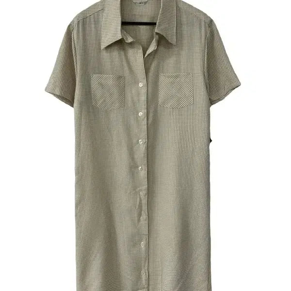 [BUNJANG] BELLMOUNT Short Sleeve Collar Shirt Dress / [M] BELLMOUNT 반팔카라 셔츠원피스