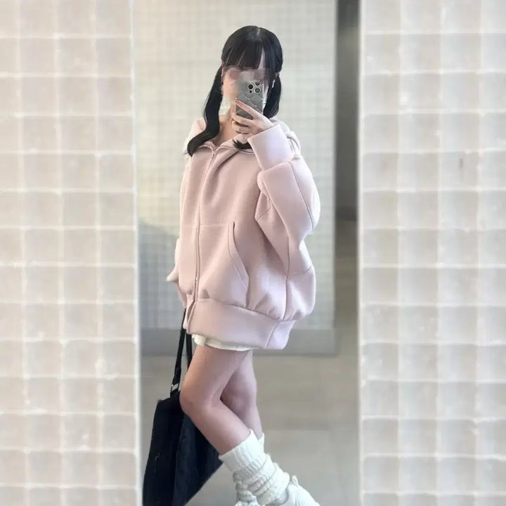 [BUNJANG] Snidel Volume Parka Hoodie Zip-up Jacket / snidel 스나이델 스나계 볼륨 파카 파커 후드집업 일녀 일브 지뢰계