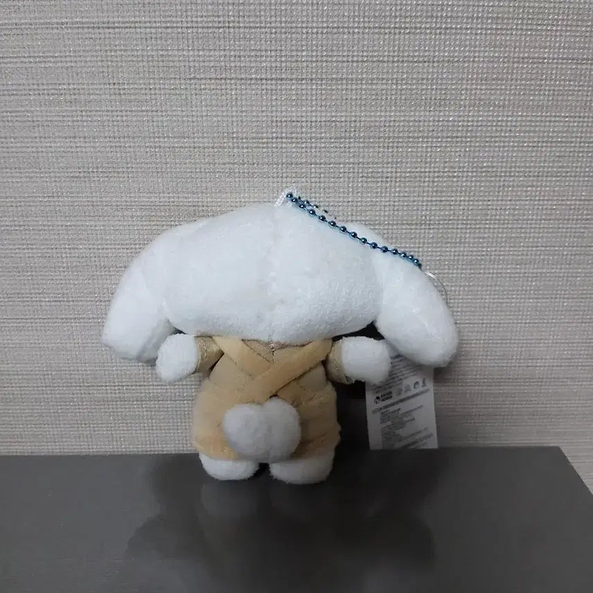 [BUNJANG] Sanrio Cinnamoroll Overalls Plush Keychain / (5월까지 할인)산리오 시나모롤 멜빵 인형 키링