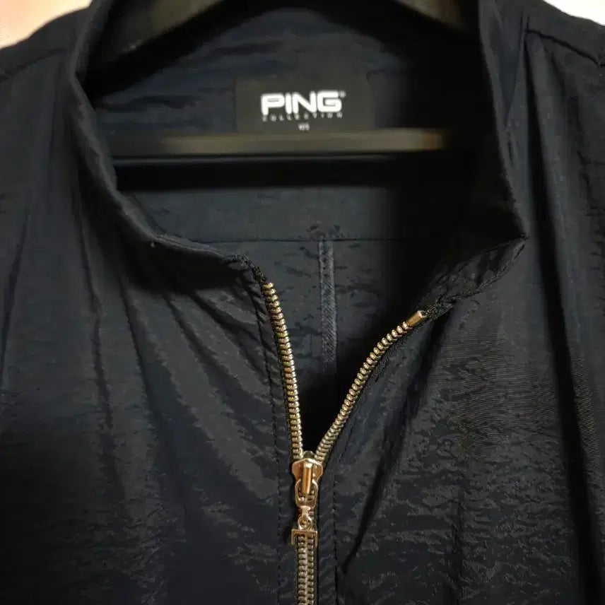 [BUNJANG] PING Navy Blouson Jumper / PING 핑 네이비 블루종 점퍼