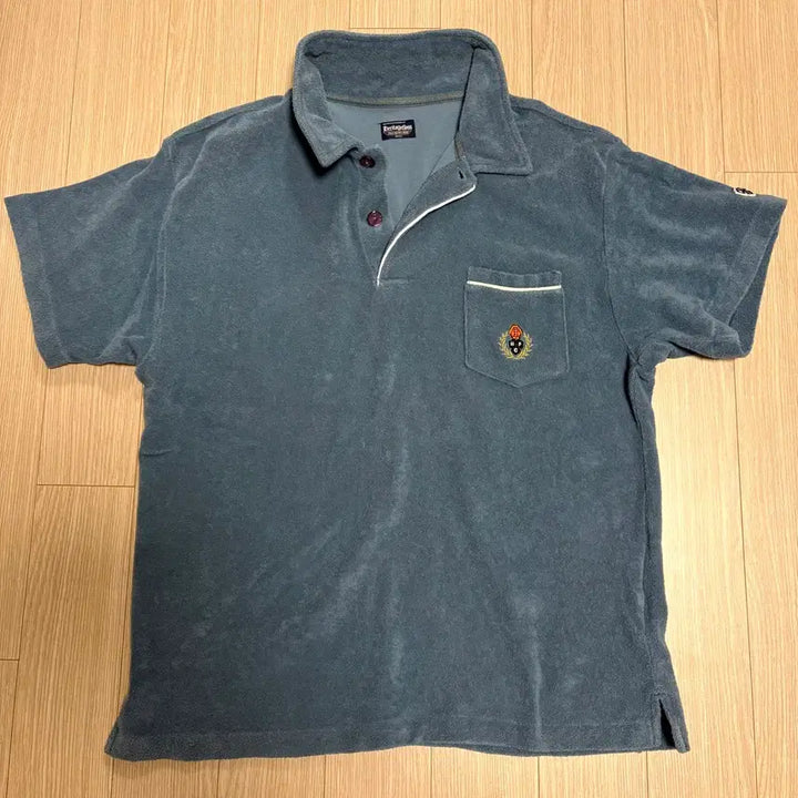 [BUNJANG] Heritageplus Terry Polo T-Shirt Blue S / 헤리티지플로스 타올 카라티 폴로티 테리 블루 s