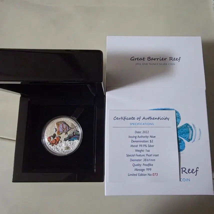 [BUNJANG] 2022 Great Barrier Reef 1oz Silver Coin / 2022 그레이트 배리어 리프 1온스 실버 코인