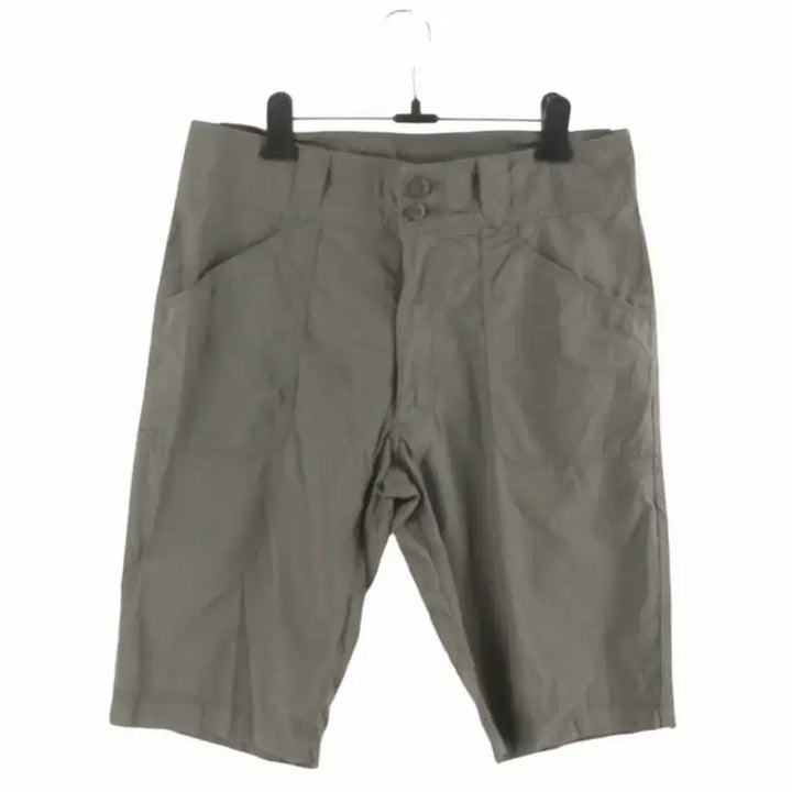 [BUNJANG] Vintage Khaki Cotton Shorts / 빈티지 카키 반바지