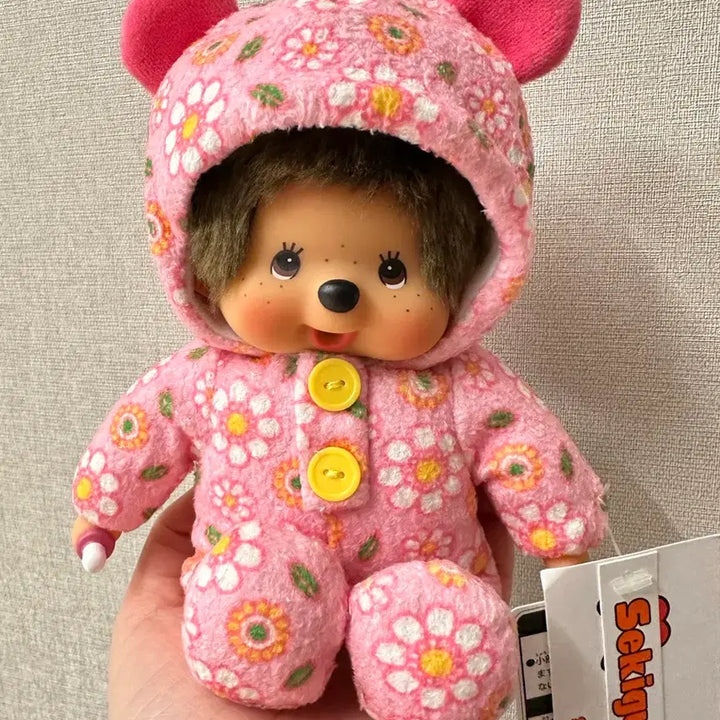 [BUNJANG] Monchhichi Rompers Pink S Size / 롬퍼 몬치치 롬퍼스 몬치치 새상품(마지막가격!!)
